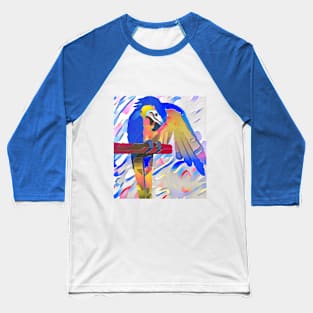 Parrot on the tree Baseball T-Shirt